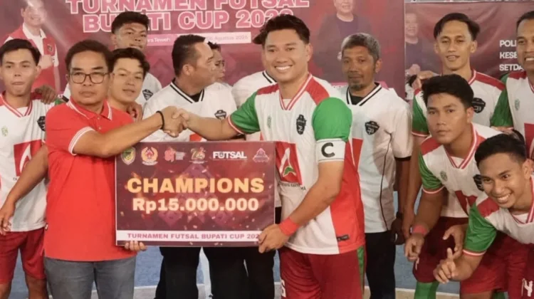 Dinas Pendidikan Juara Futsal Bupati Cup Barito Utara 2026