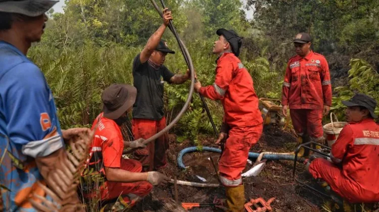 BPBD Kota Palangka Raya Optimalkan Sumur Bor Memadamkan Karhutla