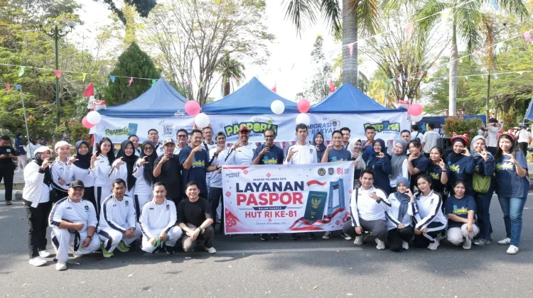 Permudah Masyarakat Urus Paspor, Imigrasi Palangka Raya Gelar PASPORIA di CFD