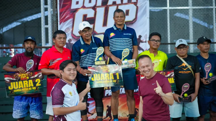Bupati Cup 2026 Resmi Ditutup, Jadi Barometer Pembinaan Tenis Lapangan Kapuas