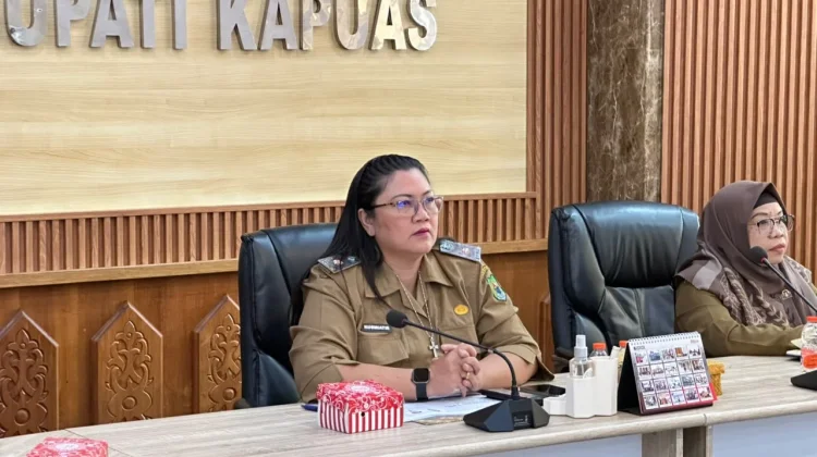 Asisten II Kapuas Ikuti Rakor Pengendalian Inflasi Tahun 2026 Secara Virtual