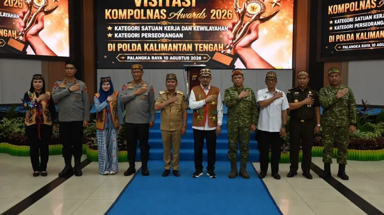 Gubernur Kalteng Sambut Tim Visitasi Kompolnas Award, Polda Kalteng Tiga Nominasi