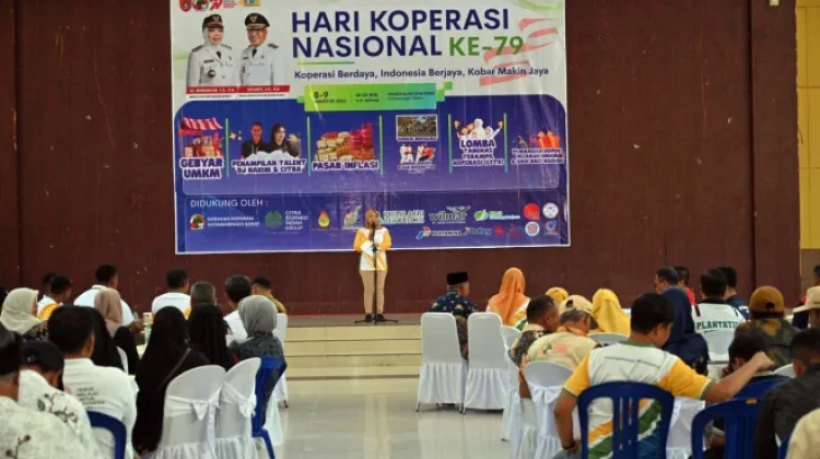 Buka Hari Koperasi ke-79, Bupati Kobar Nurhidayah Dorong Digitalisasi UMKM