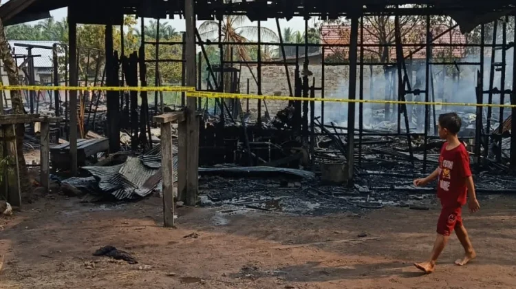 Kebakaran Melanda Permukiman Padat di Palangka Raya, Dua Balita Meninggal