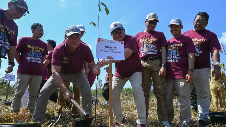 HKAN 2026, TN Sebangau Ikuti Penanaman Serentak Demi Pemulihan Ekosistem