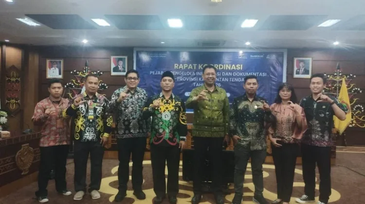 Diskominfostandi Pulang Pisau Ikuti Rakor PPID se-Kalteng