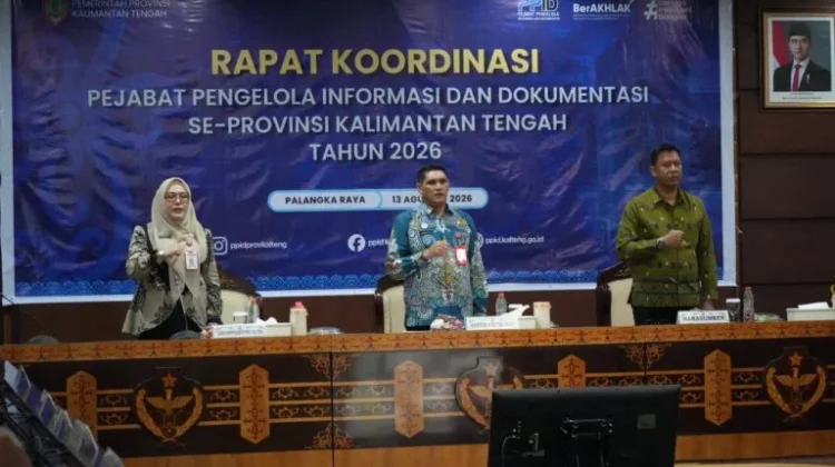 Perkuat Kapasitas, Diskominfosantik Kalteng Gelar Rakor PPID se-Kalteng
