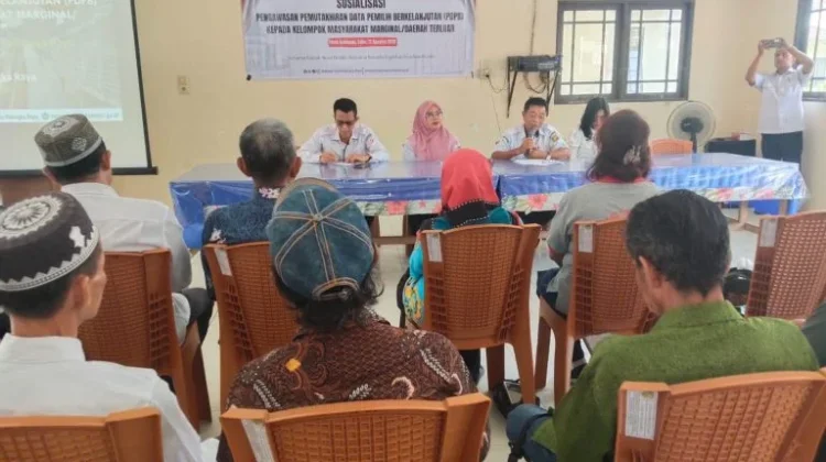 Bawaslu Palangka Raya Gelar Sosialisasi Pengawasan Pemutakhiran Data Pemilih