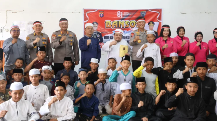 Kapolda Kalteng Berbagi jelang HUT Ke-81 RI, Sambangi Panti Asuhan di Palangka Raya
