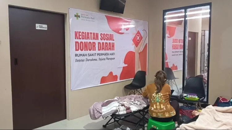 Peringati Hari jadi dan HUT Kemerdekaan, RS Permata Hati Gelar Donor Darah