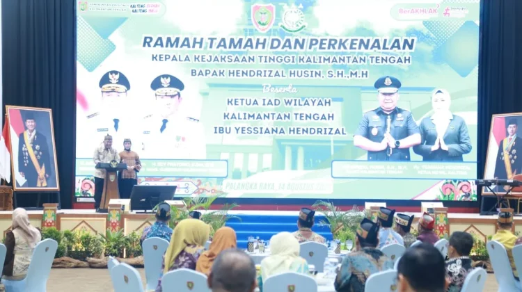 Gubernur dan Wagub Sambut Kajati Kalteng Hendrizal Husin