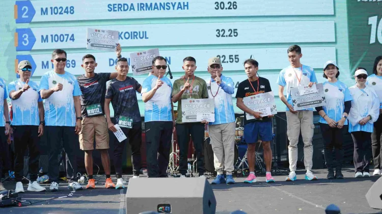 Tambun Bungai Run Pererat Sinergi TNI dan Masyarakat
