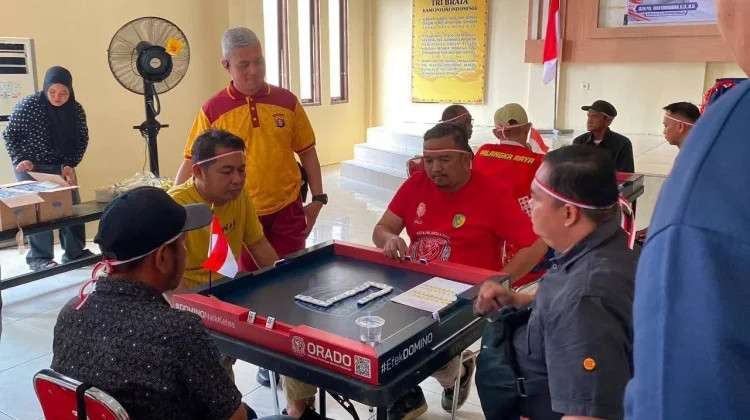 Meriahkan Hari Kemerdekaan, Polresta Palangka Raya Gelar Lomba Domino