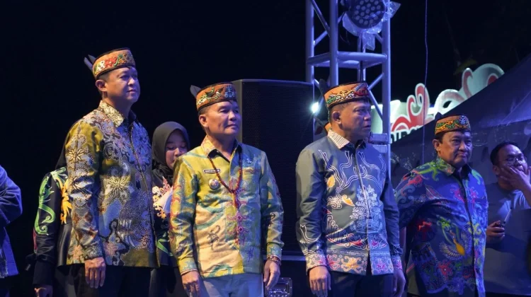 Huma Betang Night Meriahkan HUT ke-81 RI dan HUT ke-1 Kodam XXII/Tambun Bungai