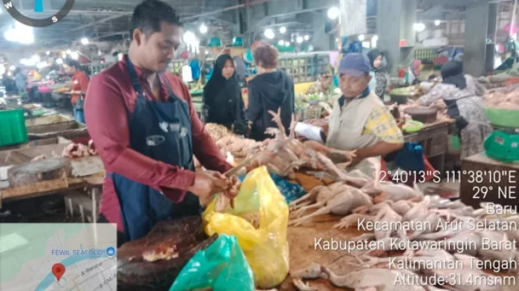Cabai Rawit dan Ayam Naik, Disperindagkop Kobar Pastikan Bapok Stabil