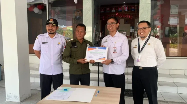 Dorong Kelestarian Lingkungan, BKPSDM Kobar Gandeng Bank Sampah Resik Rejo