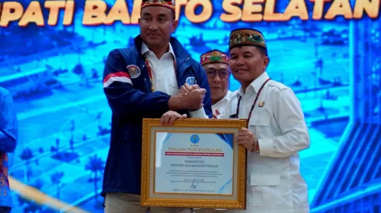 Gubernur Kalteng Terima Penghargaan P4GN oleh Kepala BNN RI