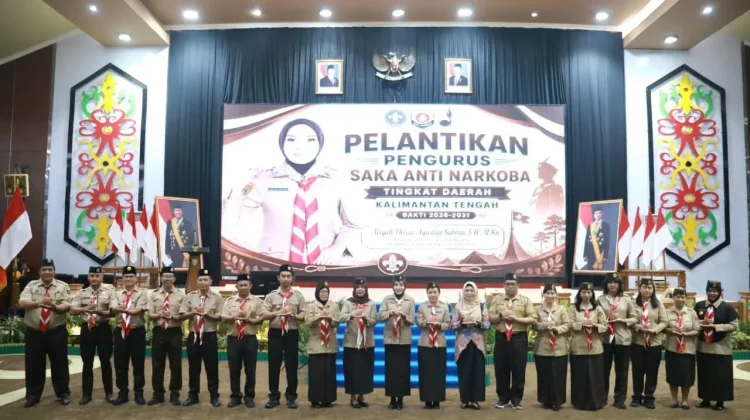 Kwarda Kalteng Kukuhkan SAKA Anti Narkoba