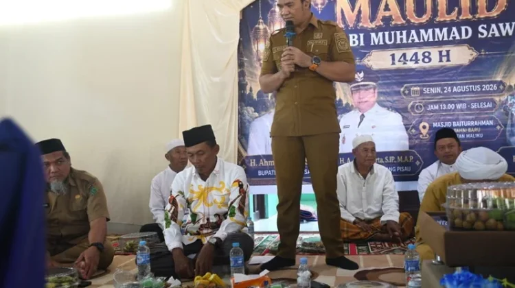 Hadiri Safari Maulid di Maliku, Bupati Pulang Pisau Ajak Warga Waspada Karhutla