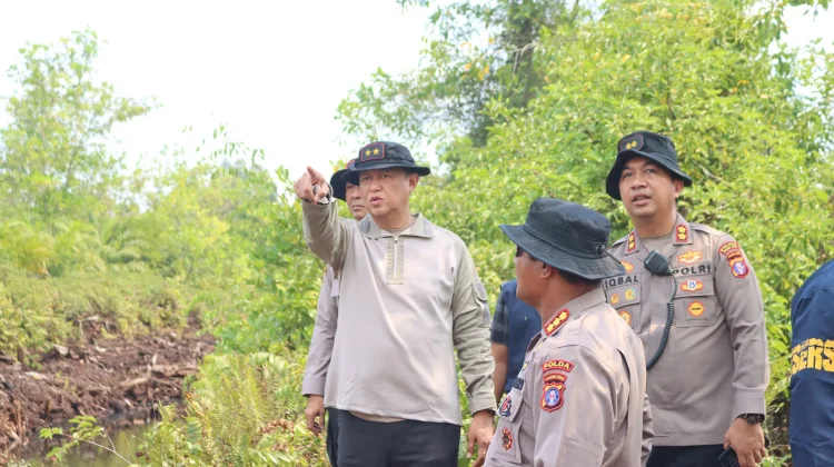 Rilis Data Karhutla, Kapolda Kalteng Sebut Angka Luasan Terbakar Turun Drastis