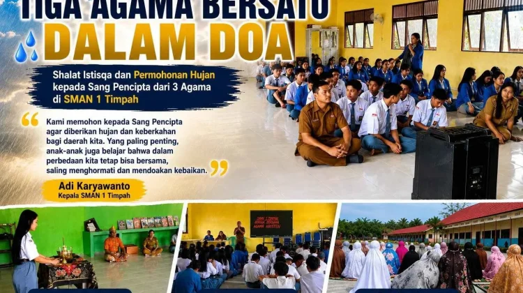 SMAN 1 Timpah Gelar Doa Bersama Minta Hujan