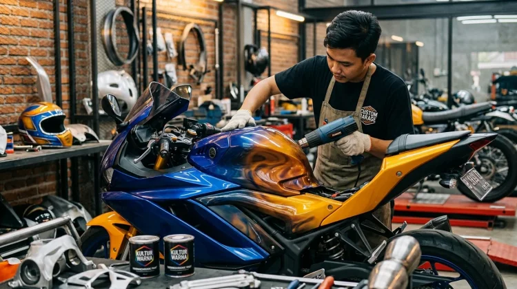 Rahasia Bodi Motor Kinclong Terus