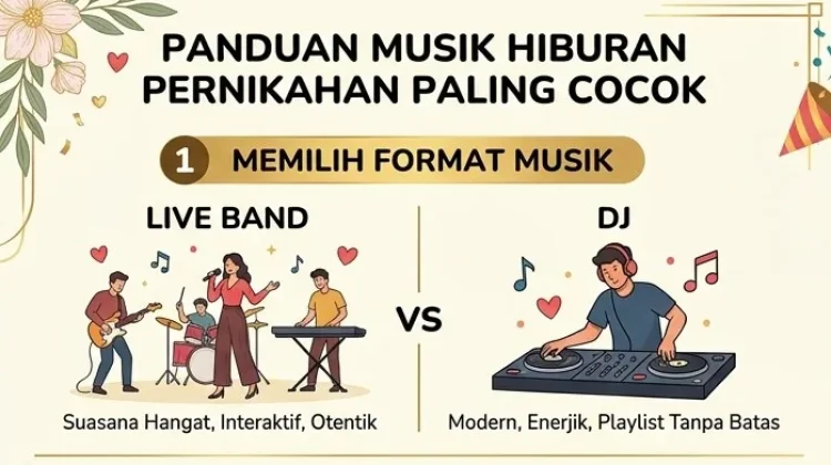 Memilih Musik untuk Hiburan Acara Pernikahan Paling Cocok