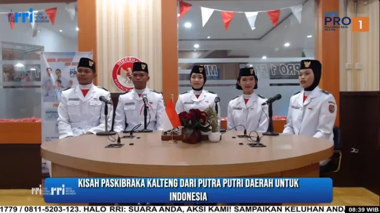 Paskibraka Kalteng 2026 Bagikan Kisah Perjuangan Selama Pelatihan