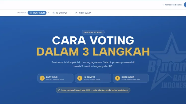 Voting Peserta Favorit Bintang Radio Indonesia 2026 Telah Dibuka