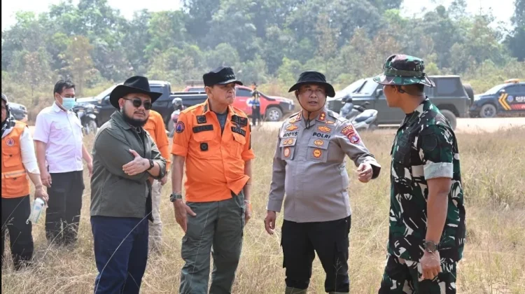 Bupati dan Wabup Bartim Turun Tangan Atasi Karhutla