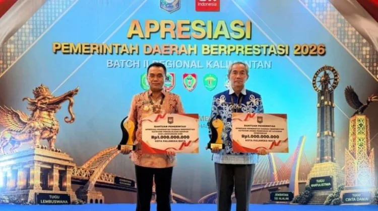 Pemko Palangka Raya Raih Penghargaan Pemda Berprestasi 2026