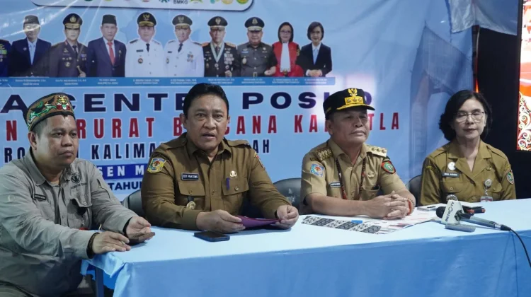 Laporan Harian Posko Karhutla Dishut Kalteng ada 712 Titik Api