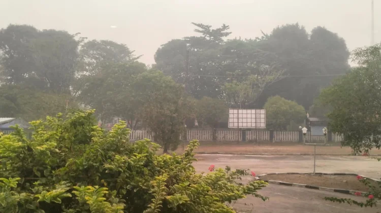 Kabut Asap Tebal Kembali Selimuti Palangka Raya