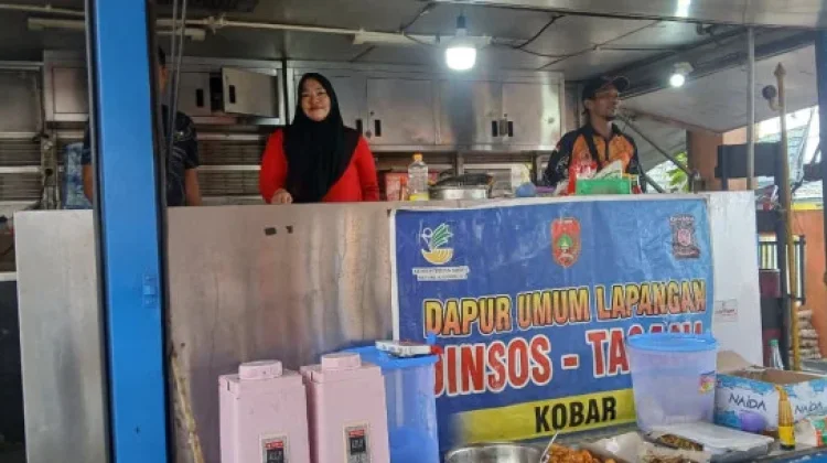 Dinsos Kobar Operasikan Dapur Umum Dukung Logistik bagi Petugas Karhutla