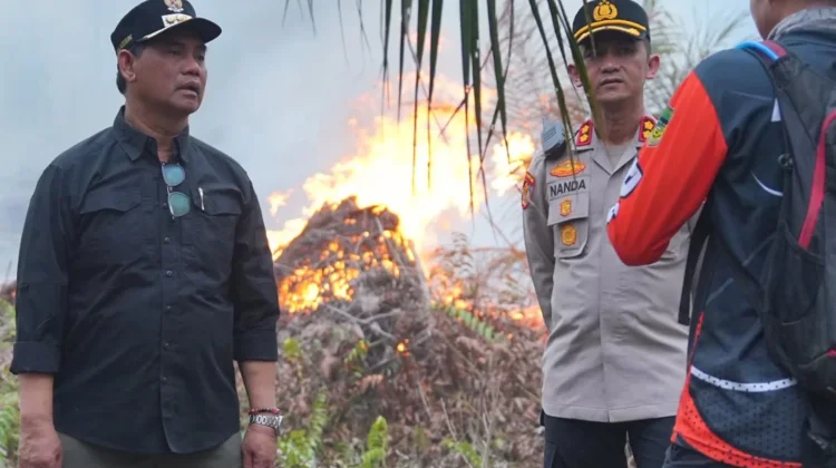 Usai Rakor Bupati Shalahuddin Padamkan Karhutla