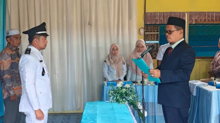 Junperi Resmi Dilantik Jadi Pj Kepala Desa Bapinang Hilir