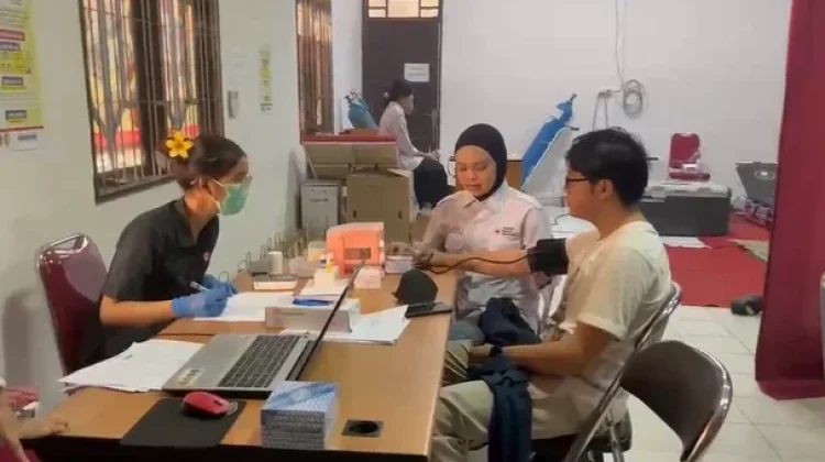 PMI Palangka Raya Gelar Cek Kesehatan Gratis di HUT ke-81