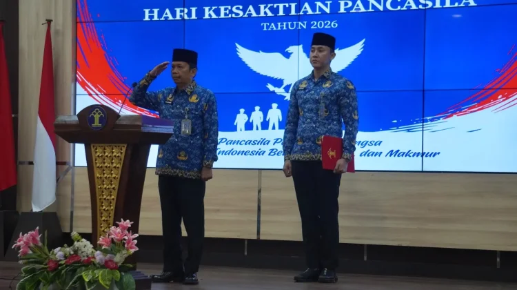 Kemenkum Kalteng Gelar Upacara Peringatan Hari Kesaktian Pancasila