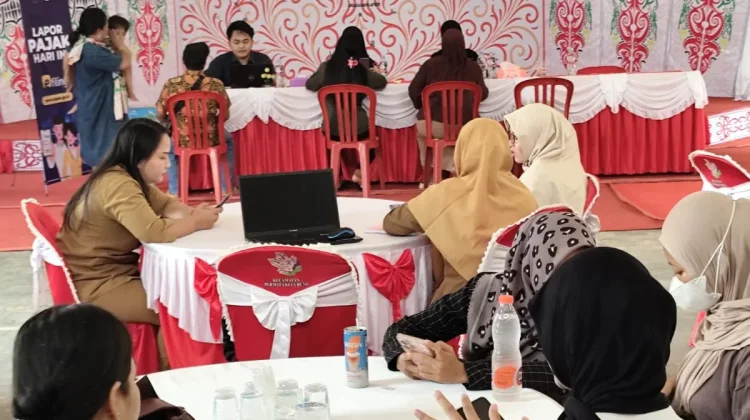 Dekatkan Layanan hingga Ujung Utara, KP2KP Sukamara Gelar Pojok Pajak