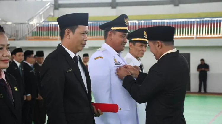 Lantik 87 Pejabat Pemkab Pulang Pisau