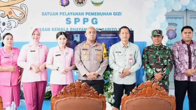 Sekda Barut Launching Operasional SPPG I Polres