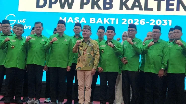 Rahmanto Muhidin Dikukuhkan sebagai Ketua DPW PKB Kalteng 2026–2031