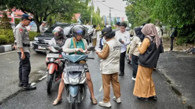Bapenda dan Tim Gabungan Gelar Penertiban Pajak Kendaraan Bermotor