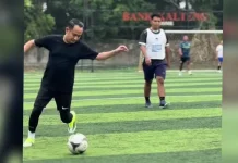 Walikota Fairid Ikut Turnamen Mini Soccer ASN
