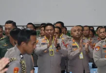 Kapolresta Palangka Raya Hadiri Rapim Polda Kalteng