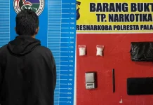 Polresta Palangka Raya Ciduk Pengedar Sabu 10 Gram, Disimpan di Kasur