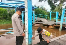 Debit Air Sungai Rungan Naik, Waspada Banjir