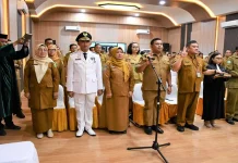 Bupati Lantik Sejumlah Pejabat, Upaya Berkelanjutan Wujudkan Tata Kelola Profesi