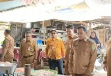 Wakil Bupati Barsel Pastikan Harga Pangan Stabil di Pasaran