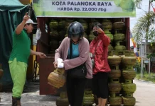 Gas Melon Rp22 Ribu, Pemkot Palangka Raya Gelar Operasi Pasar Sampai 12 Maret